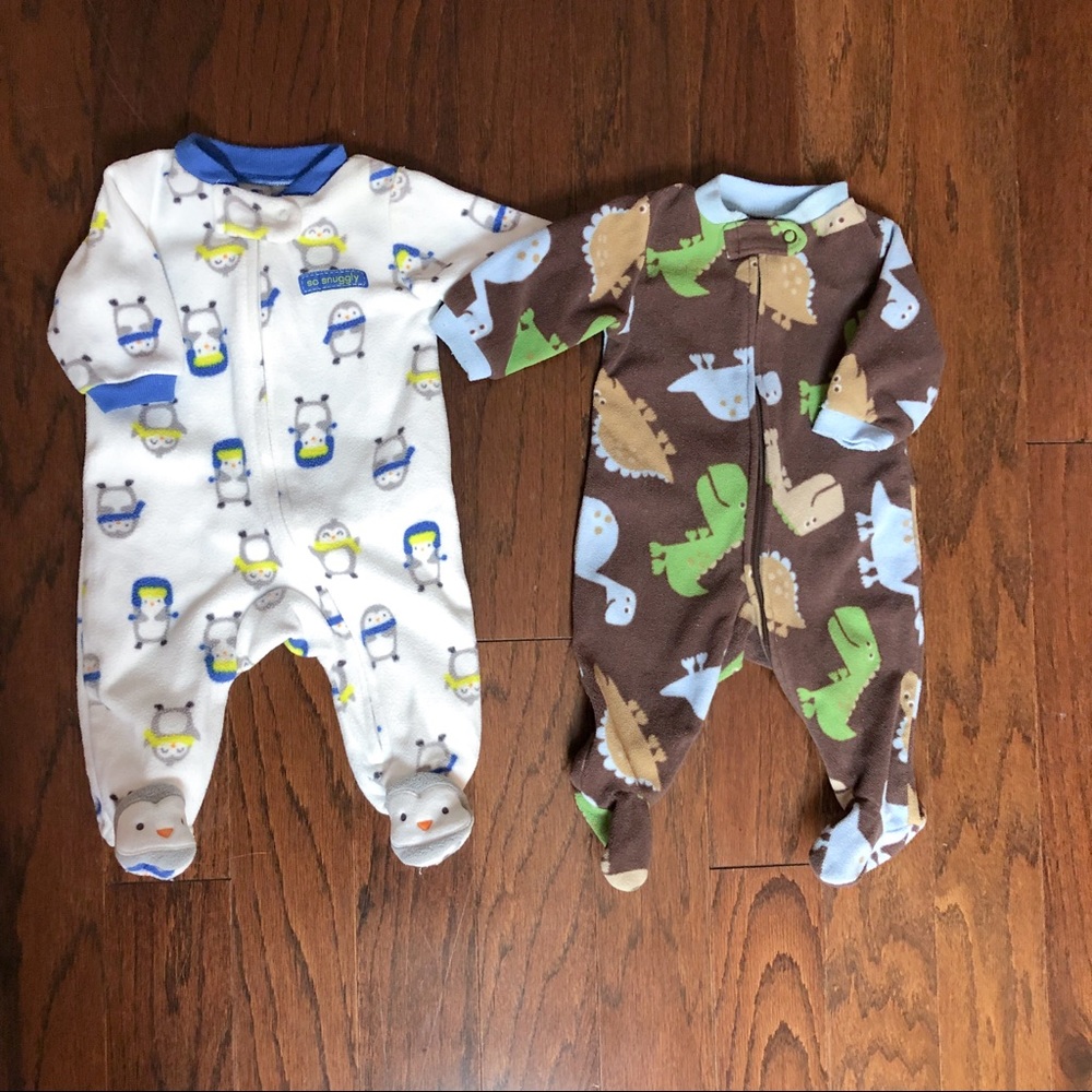 3/$15 Carter’s Newborn Fleece Sleepers